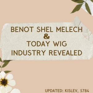 Digital Book - Benot Shel Melech & Today Wig Industry Revealed